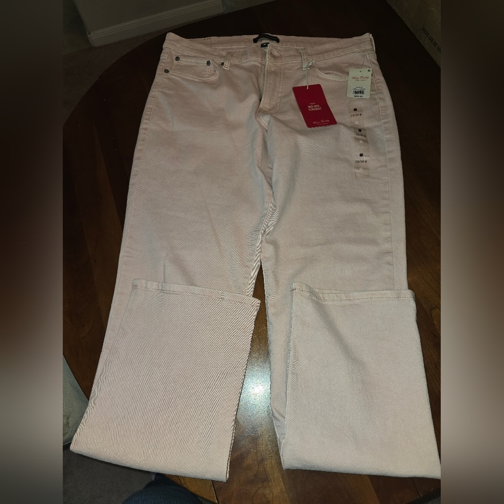 Lucky Brand Pink Flare & Wide Leg Jeans NWOT